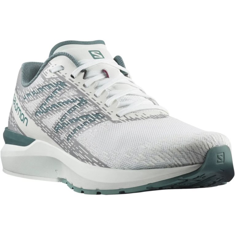 White / Grey Salomon Sonic 5 Balance Men's Running Shoes | PH 46593V